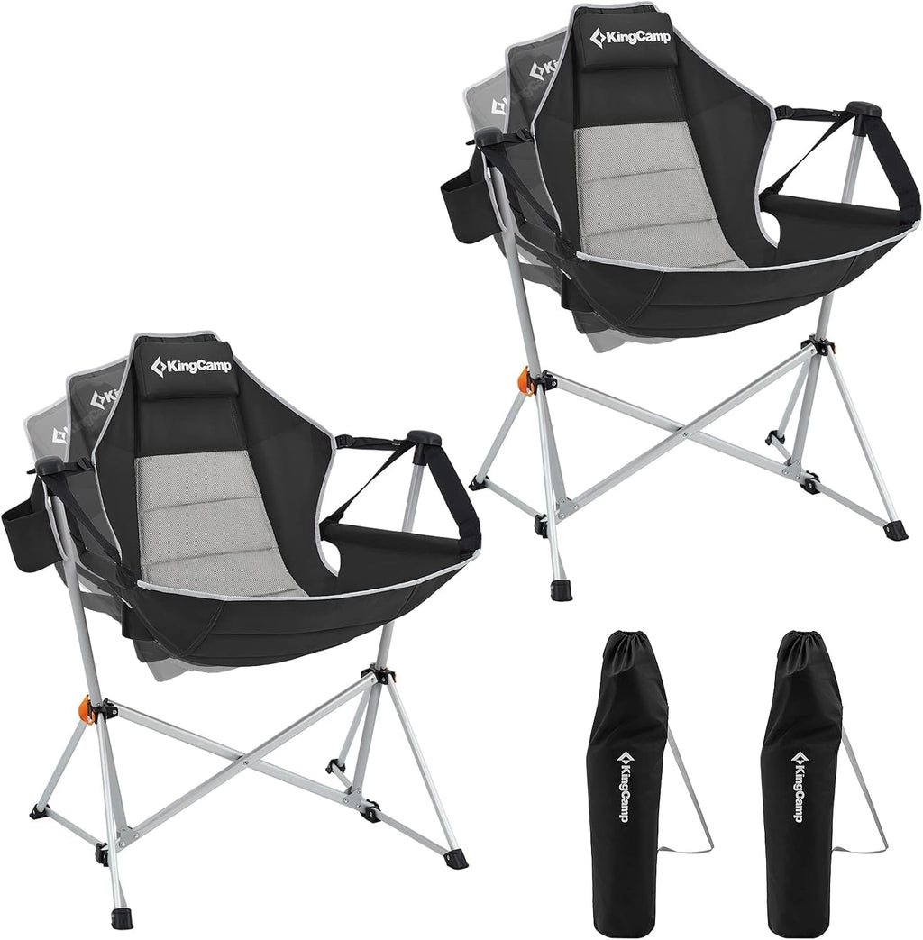 KingCamp Hammock Camping Chair, 400lbs Heavy Duty Swing Chairs for Adults