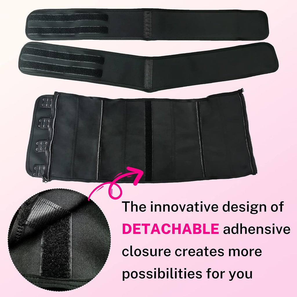 GainKee Clip and Zip Waist Trainer Corset Women Neoprene Worked Out Sweat Vest Body Shaper