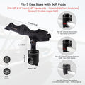 HITORHIKE Fishing Rod Holder Universal Fit Kit Allows for 360-degree Adjustment Kayak Fishing Boat Powerlock Rod Holder