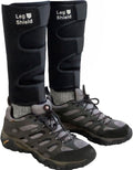 Leg Gaiters with Hook and Loop Straps – Soft Neoprene, Basic Lower-Leg Protection for Yard Work, Mountain Biking, Outdoor Use, and General Shin/Calf Protection (Pair)