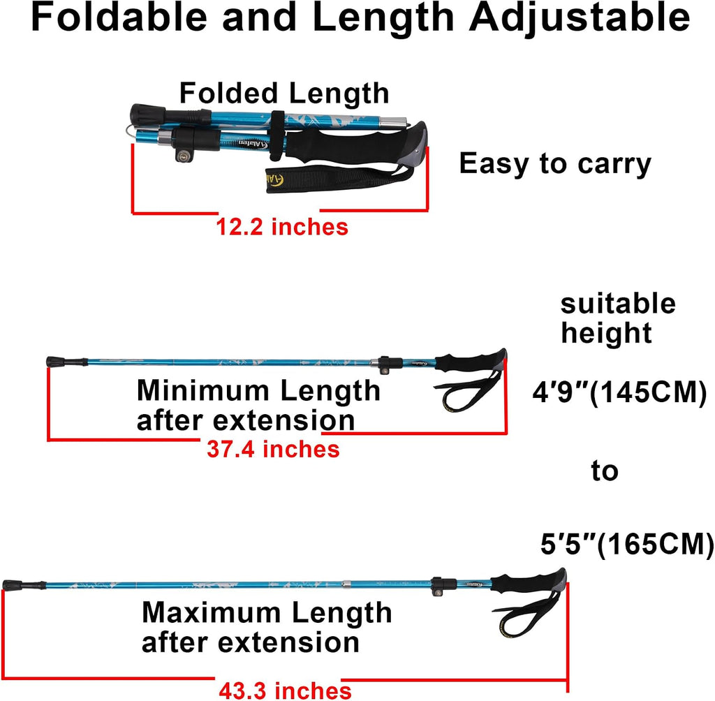 A ALAFEN 7075 Aluminum Folding Hiking Pole