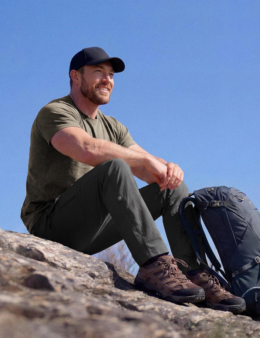 Moosehill Men's Hiking Pants: Lightweight & Stretch