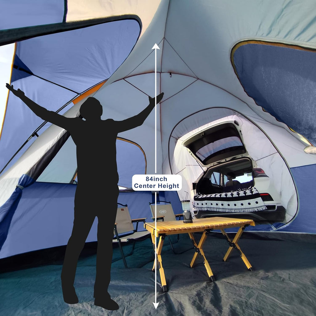 UNP SUV Dome Tent for Camping Outdoor 6 Person Car Camping Tent