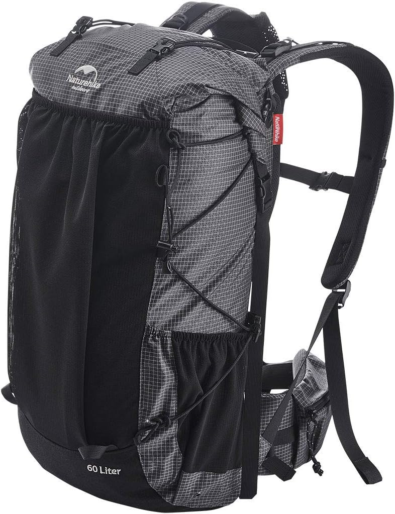 Naturehike 65L Internal Frame Hiking Backpack for Outdoor Camping Travel Backpacking, Ultralight Backpack for Adults