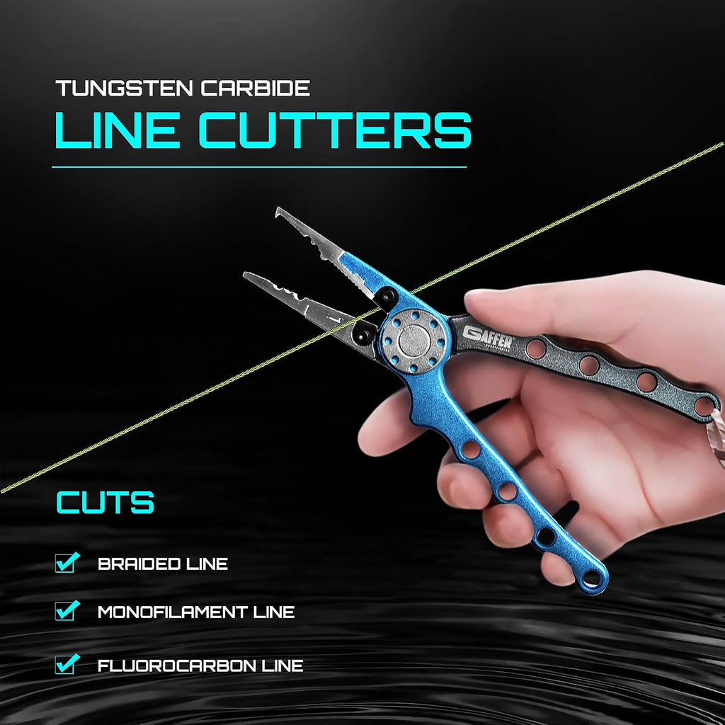 Gaffer Sportfishing Aluminum Pliers - Hook Remover & Line Cutter