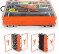KastKing HyperSeal 3500 Double-Sided Waterproof Fishing Tackle Box, 1 Pack