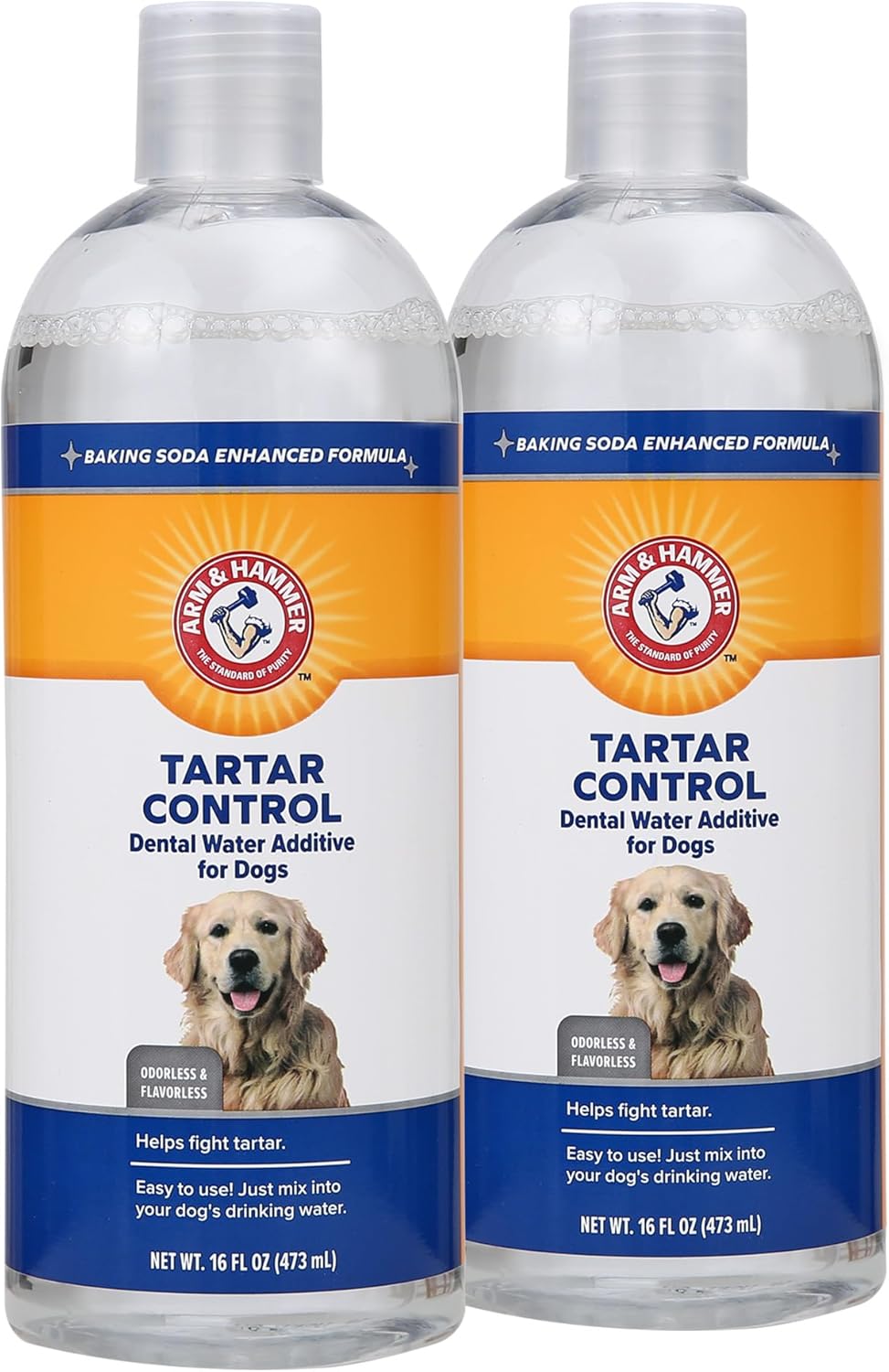 Arm & Hammer Clinical Care Dental Rinse for Dogs, 16 Fl Oz, 2-Pack