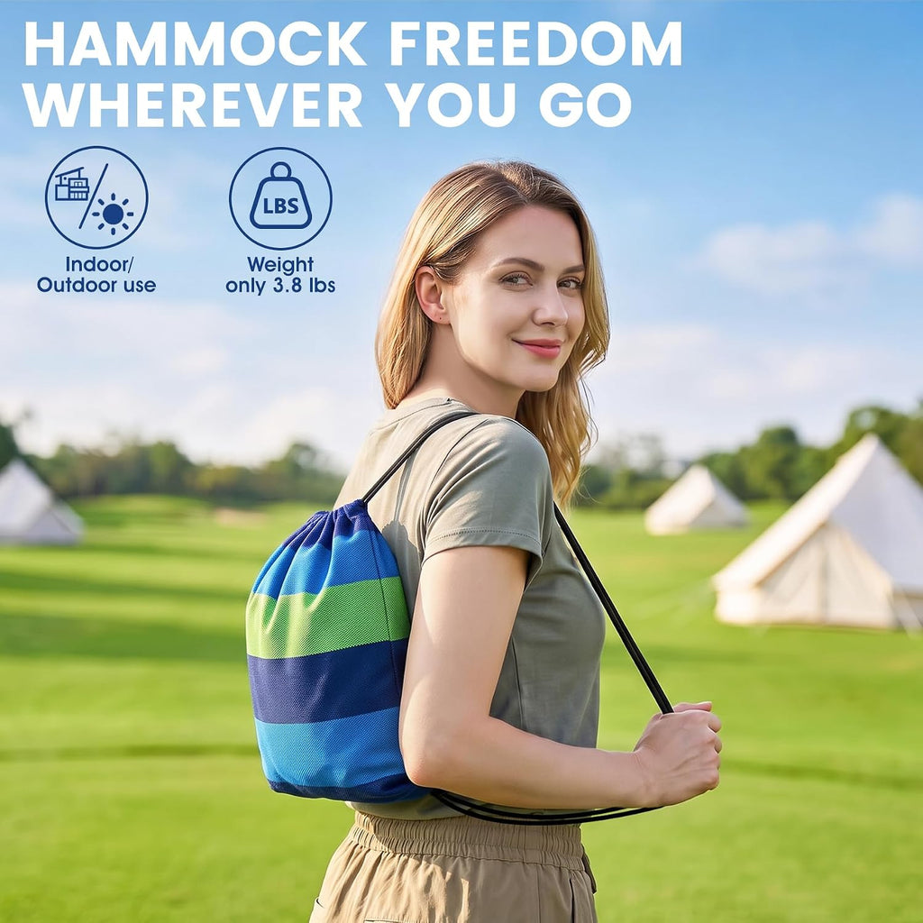 DeeprBetter Cotton Camping Hammock for Outside