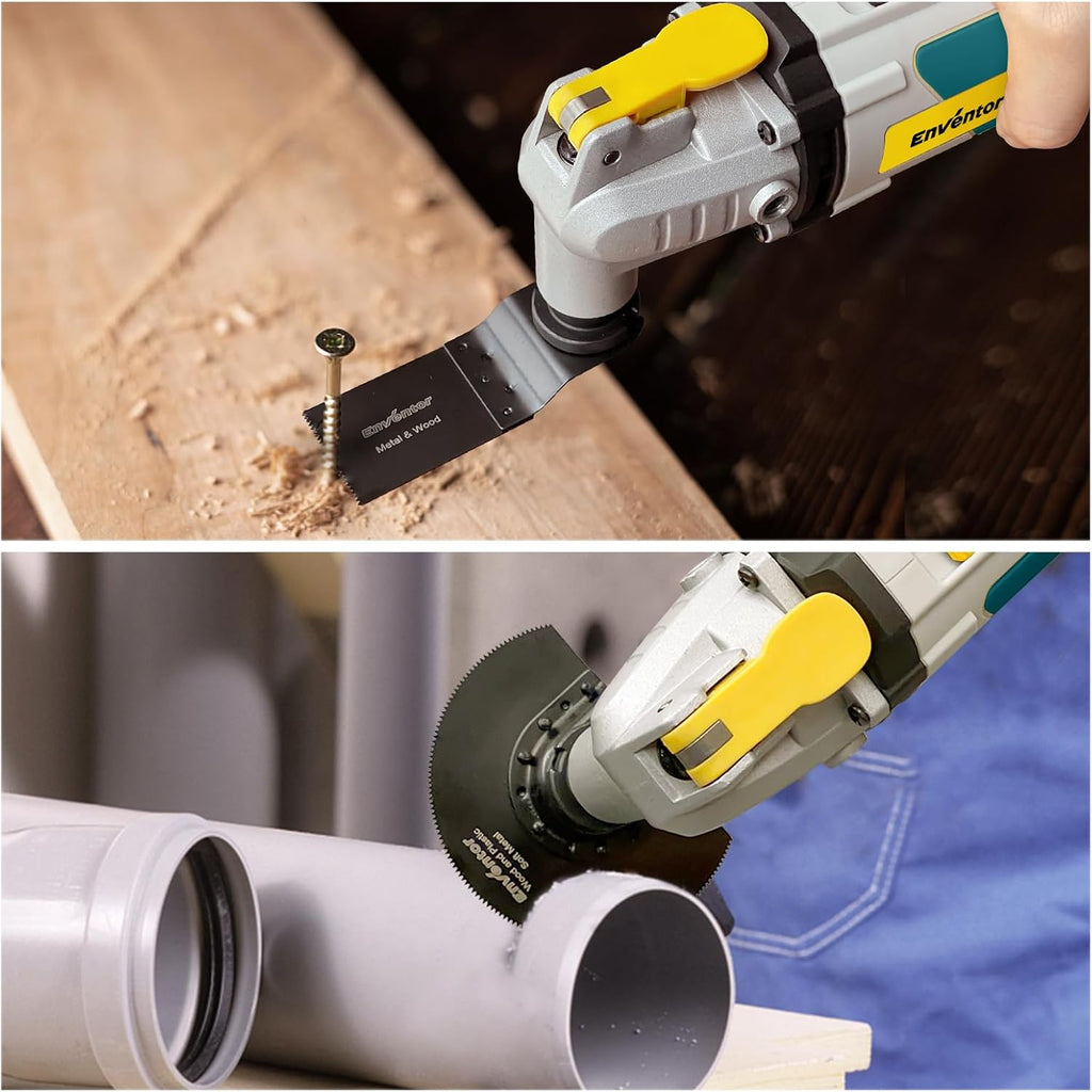Enventor Oscillating Tool with Tool-Free Change, 260 W, 43 Accessories