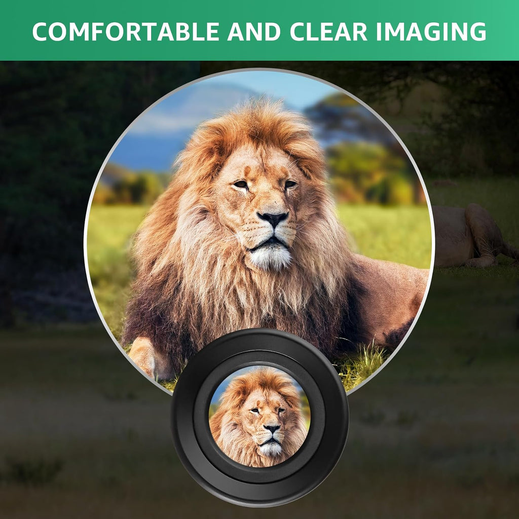 8x32mm Mini Monoculars for Adults High Power Clear View, Easy Focus, Multi-Coated Lens, BAK-4, 21mm ED Eyepiece, Twist-up Eyecup, Compact Monocular Telescope with Hand Strap for Hunting Bird Watching