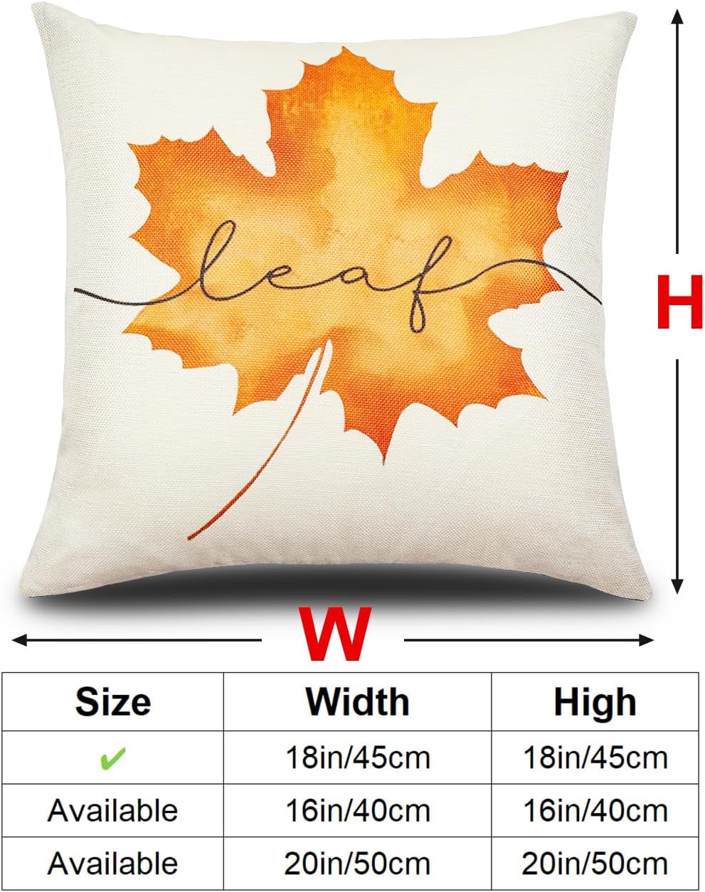 TOYPOPOR Fall Decorations Pillow Covers Double-Side Printing 18'' x 18'' Set of 4, Pumpkins Thankful Blessed Buffalo Plaid Fallen Leaves Thanksgiving Throw Cushion Cases for Outdoor Indoor Home Decor