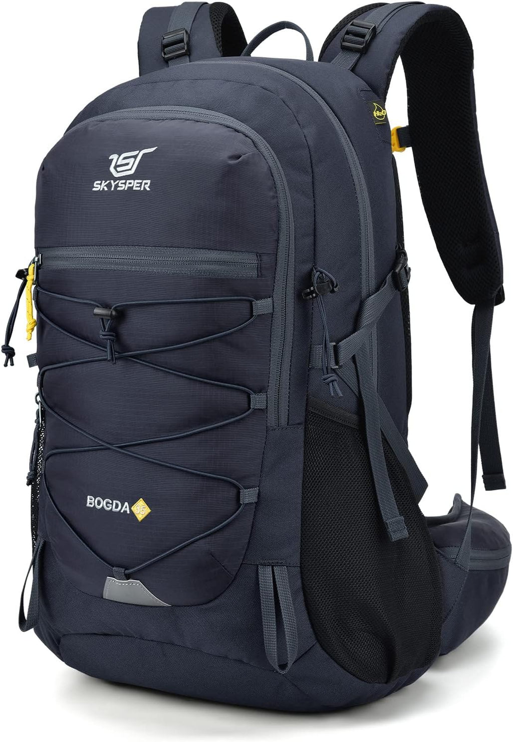 SKYSPER Hiking Backpack for Men Women, 35L Lightweight Travel Daypack, Outdoor Camping Back Pack with Multiple Compartments, Durable for Weekend Getaway