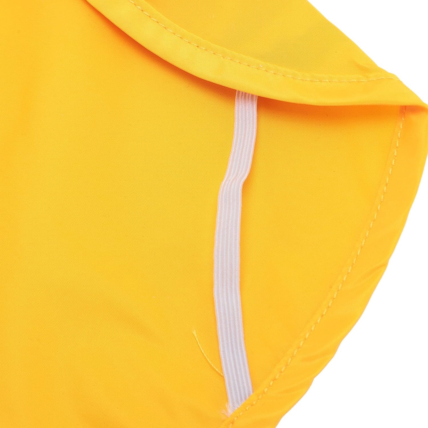 Small Dogs Duck Design Raincoat, Hooded Rain Jacket Poncho with Reflective Stripes, Transparent Hood for Puppies, Large Size