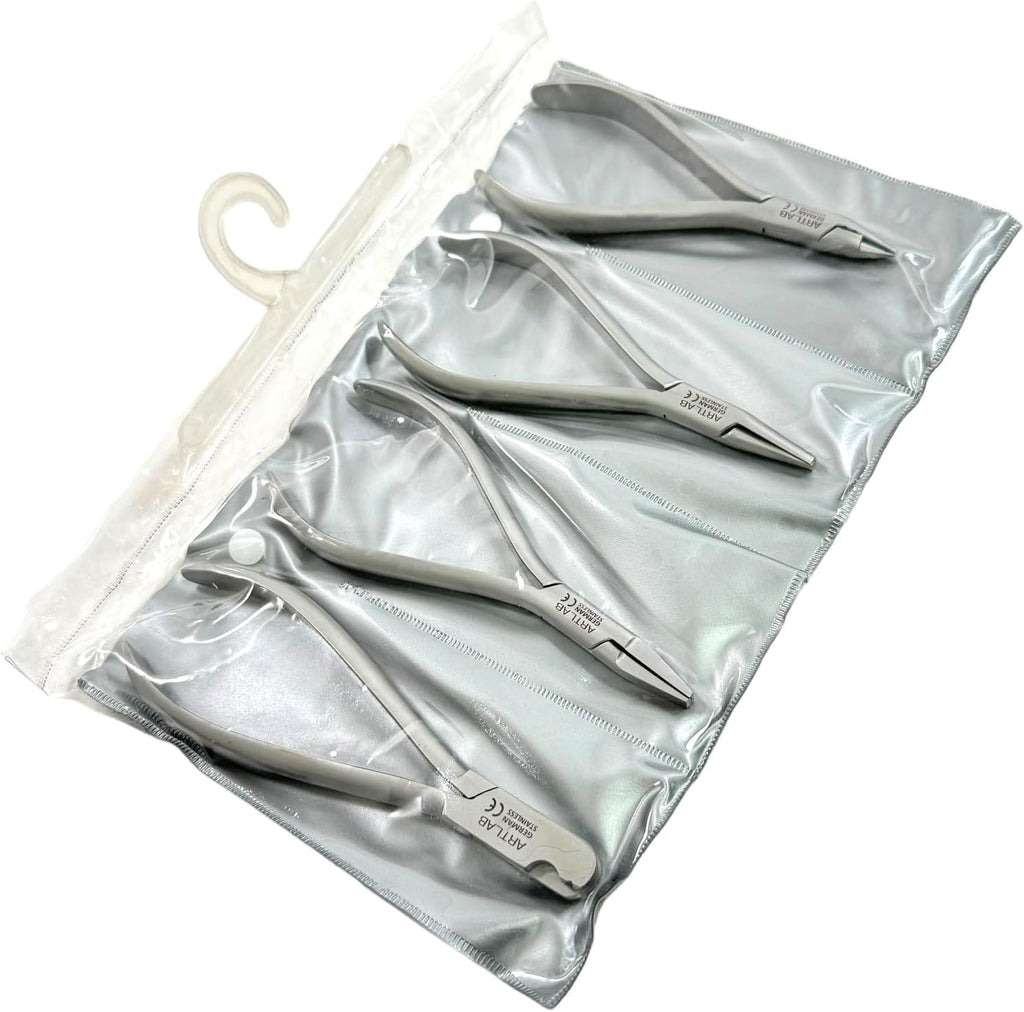 Metal Forming Kit of 4 Pliers | Wire Bending, for Forming Loops, Curves, Rings, Angles, and More. Hobby Wires, Jewelry Wire Bending Tools | Made of German Stainless Steel