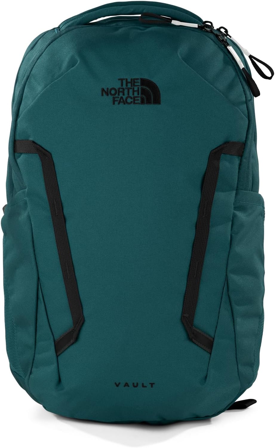 The North Face Vault Everyday Laptop Backpack | Commuter Travel Bag with Water-Repellent Finish, Spacious Main Compartment, Deep Nori-TNF Black, OS