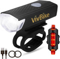 HerTime2 VivBike Rechargeable Bike Light – LED Bicycle Headlight, USB-C Charging, Waterproof, Multiple Lighting Modes