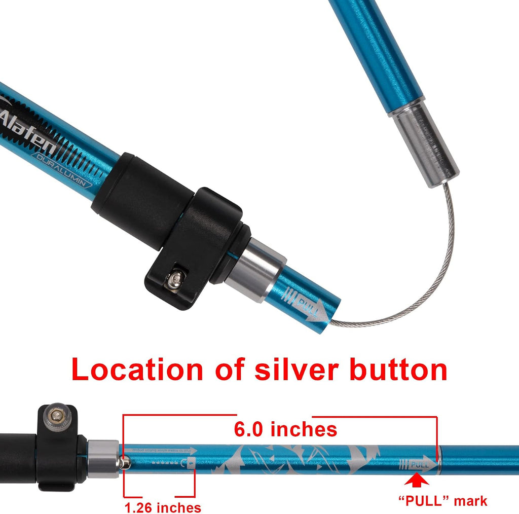A ALAFEN 7075 Aluminum Folding Hiking Pole