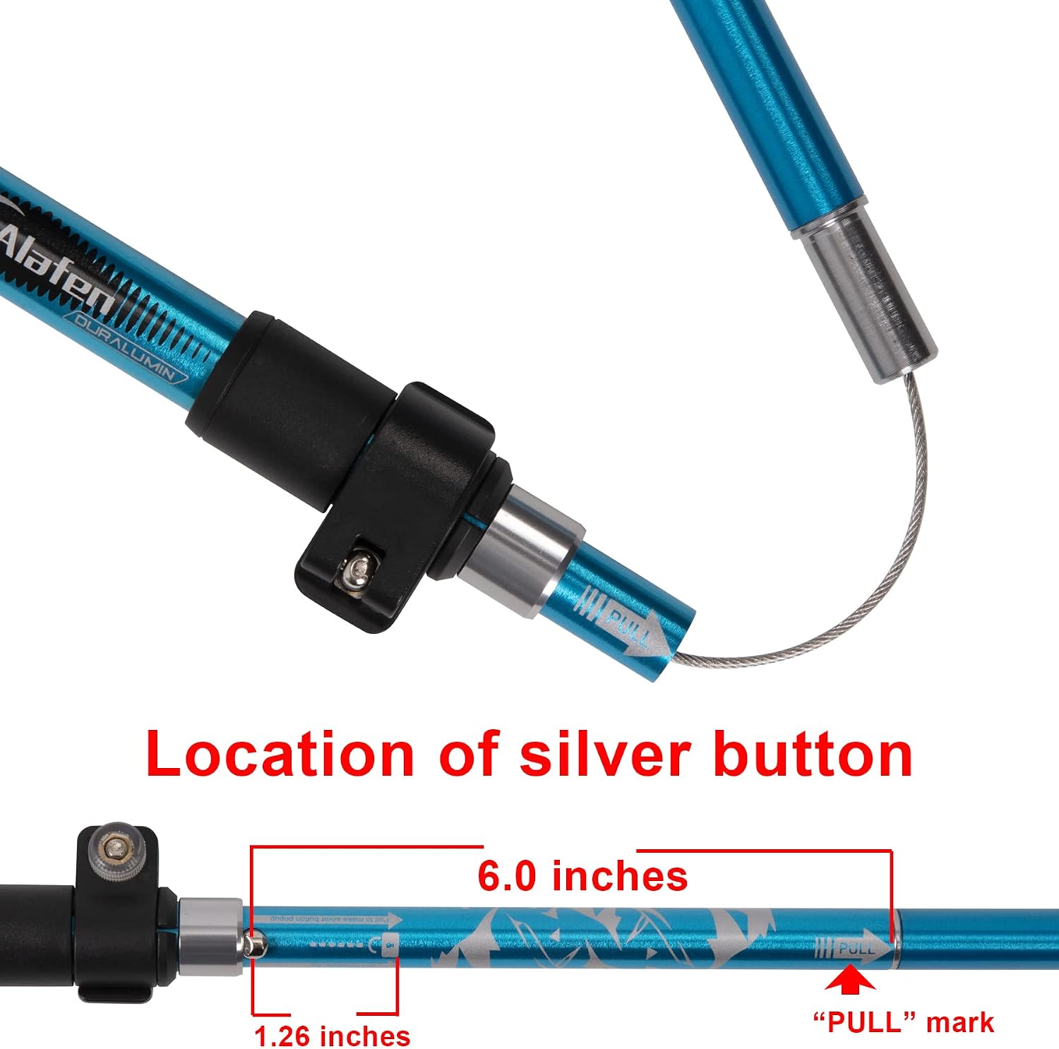 A ALAFEN 7075 Aluminum Folding Hiking Pole