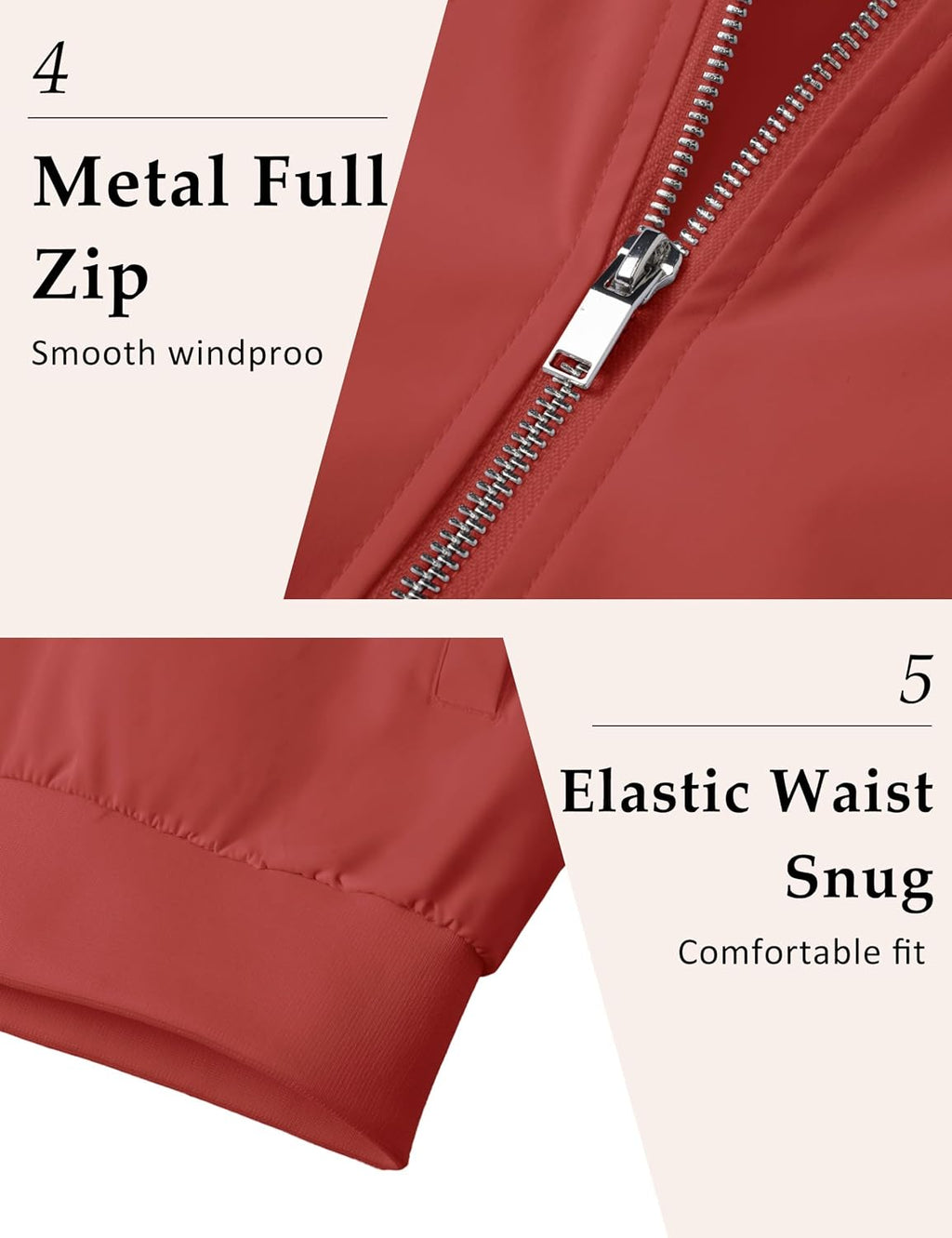 MAGCOMSEN Men's Bomber Jacket Lightweight Windbreaker Spring Fall Jacket