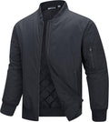 33,000ft Men's Bomber Jacket Lightweight Zip Up Waterproof Windbreaker