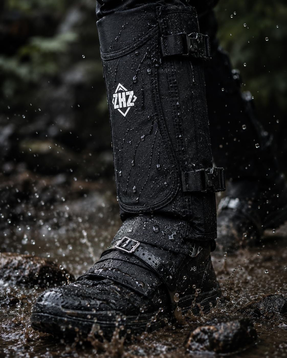 ZHZ Snake Gaiters, Durable Waterproof Snake Chaps for Lower Leg Protection, Adjustable Snake Guards for Men & Women, Ideal for Hiking, Camping & Farm Work
