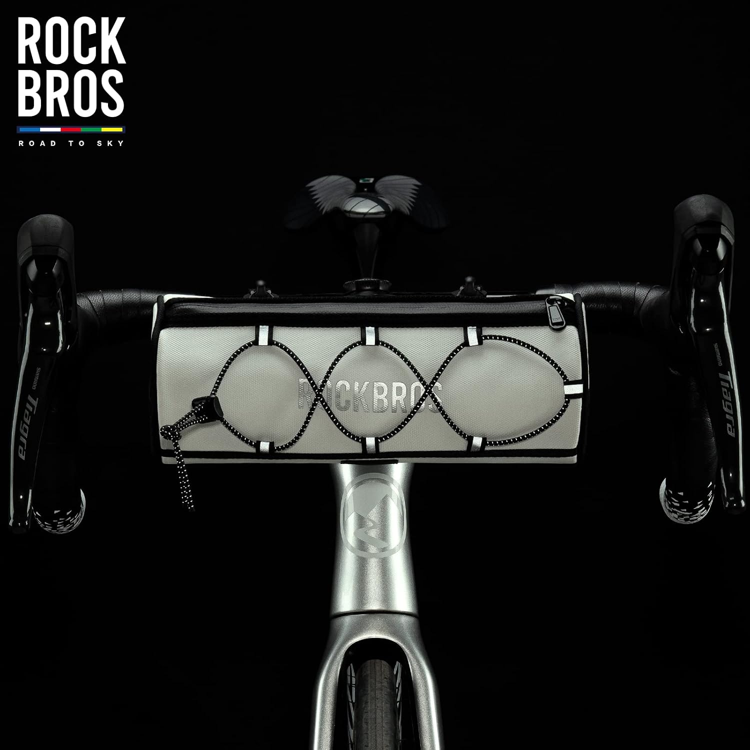 ROCKBROS ROAD TO SKY Bike Handlebar Bag 2L Knob Mount Lightweight