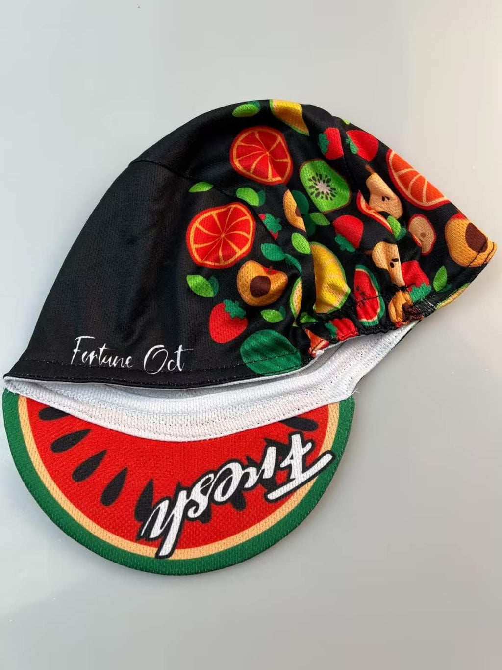 Funny Cycling Cap - Polyester Cycling Hat-Under Helmet - Cycling Helmet Liner Breathable&Sweat Uptake