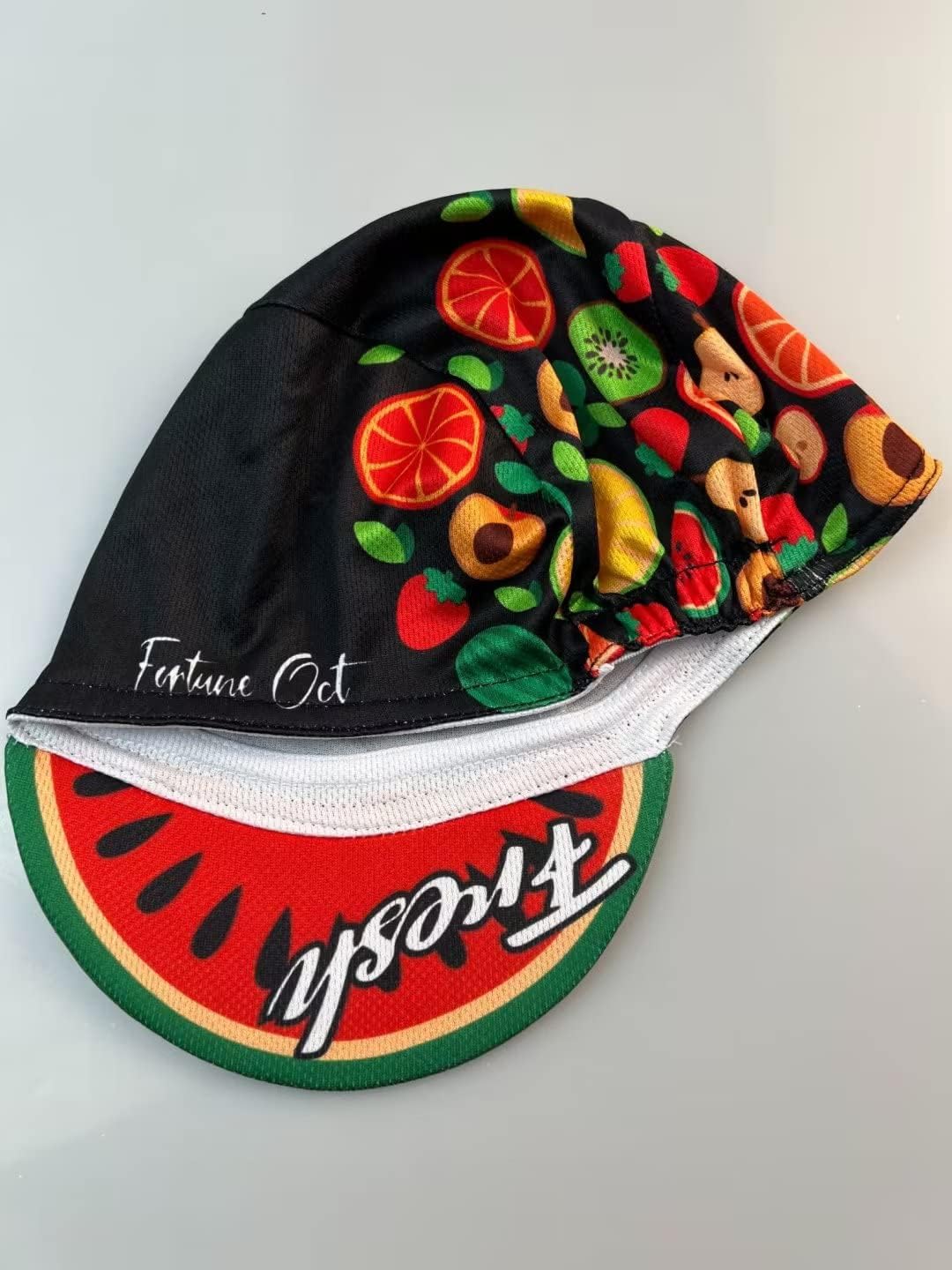 Funny Cycling Cap - Polyester Cycling Hat-Under Helmet - Cycling Helmet Liner Breathable&Sweat Uptake