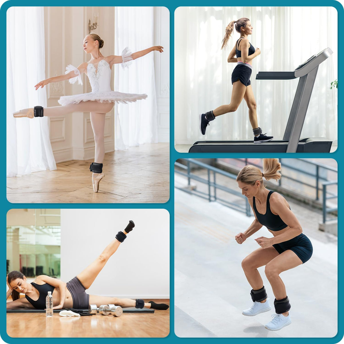 Sportneer Ankle Weights for Men Women Strength Training