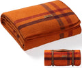 Molithe 100% Wool Blanket, 62" x 48", Warm, Thick, Military, Camping Gear
