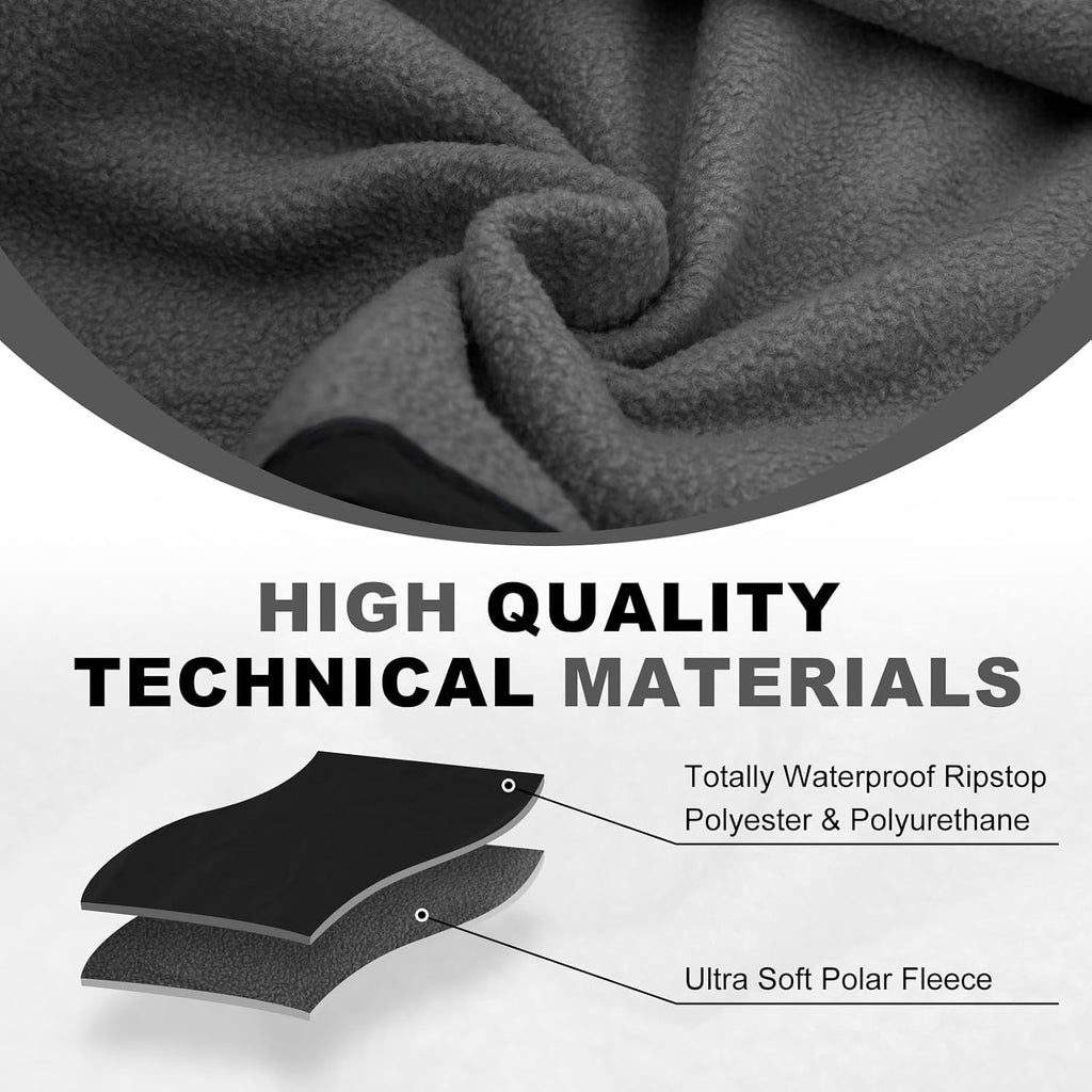 Large Waterproof Outdoor Stadium Blanket 80"x 58"