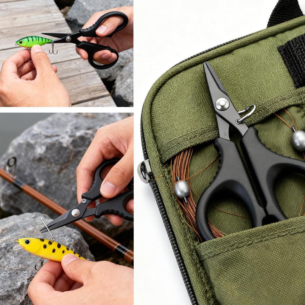 Fillet Knife Set for Beginner, Fishing Pliers Precisely, Fish Measuring Tape, Non Slip Grip Fishing Knife, Saltwater Fishing Accessories, Great Value Fishing Tackle