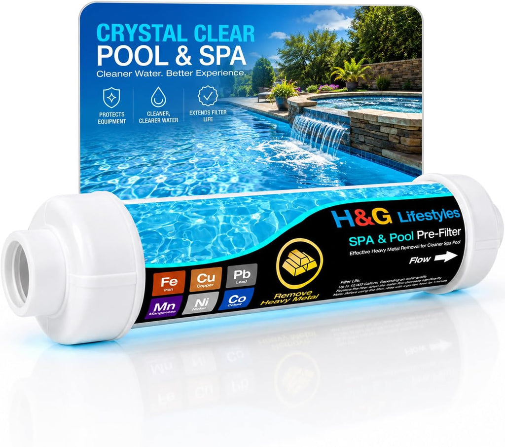 H&G lifestyles Water Filter for Hose Filter for Filling Pool Hard Water