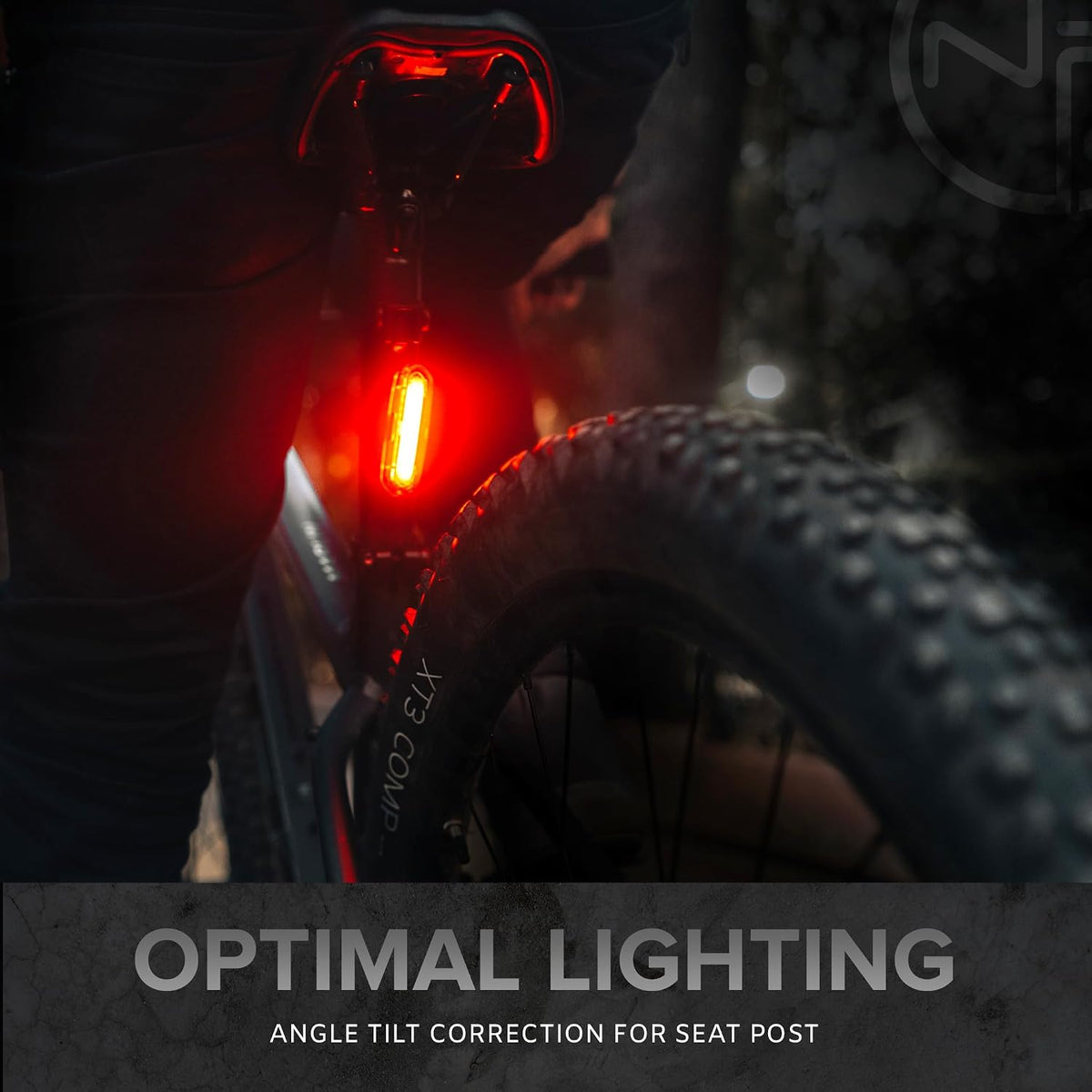 Super Bright Rear Bike Light - Red & White Back LED - USB-C Rechargeable 14hr Max - Best Safety Flashing Lights - Visible for Night Riding, Adults, Kids, Road, Mountain, Dirt, e Bicycle, reflectors