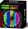 LED Bike Wheel Lights,2-Tire Pack USB Rechargeable Bike Lights with Batteries Included, Best Bicycle Lights - Stocking Stuffer Birthday Gift for Kids, Girls, Boys, Adults