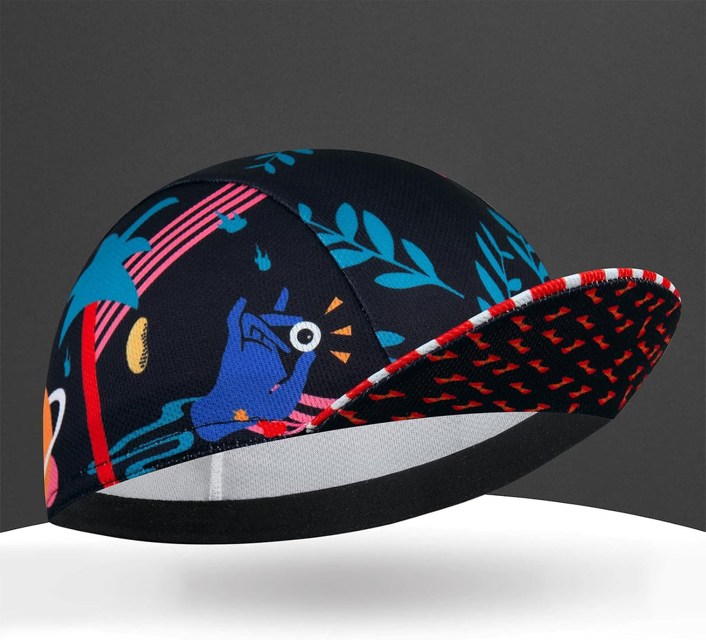 Cycling Cap for Man and Woman Cycling Hat Under Helmet-Polyester Breathable Sweat Absorbent
