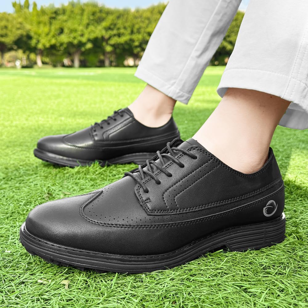 Men's Professional Golf Shoes Spikes Golf Sports Sneakers Male Waterproof Golfing Sneakers Walking Sports Shoes