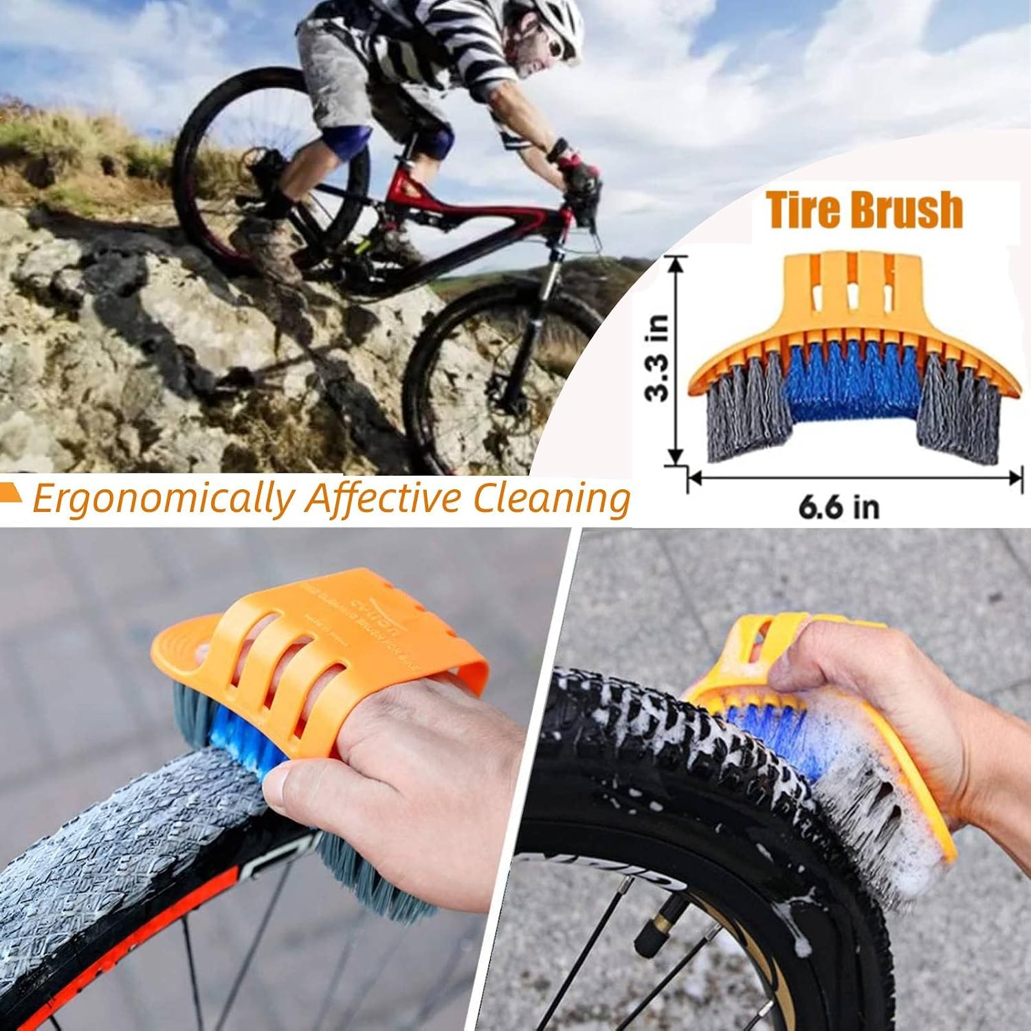 Bike Cleaning Brush Tool Kit