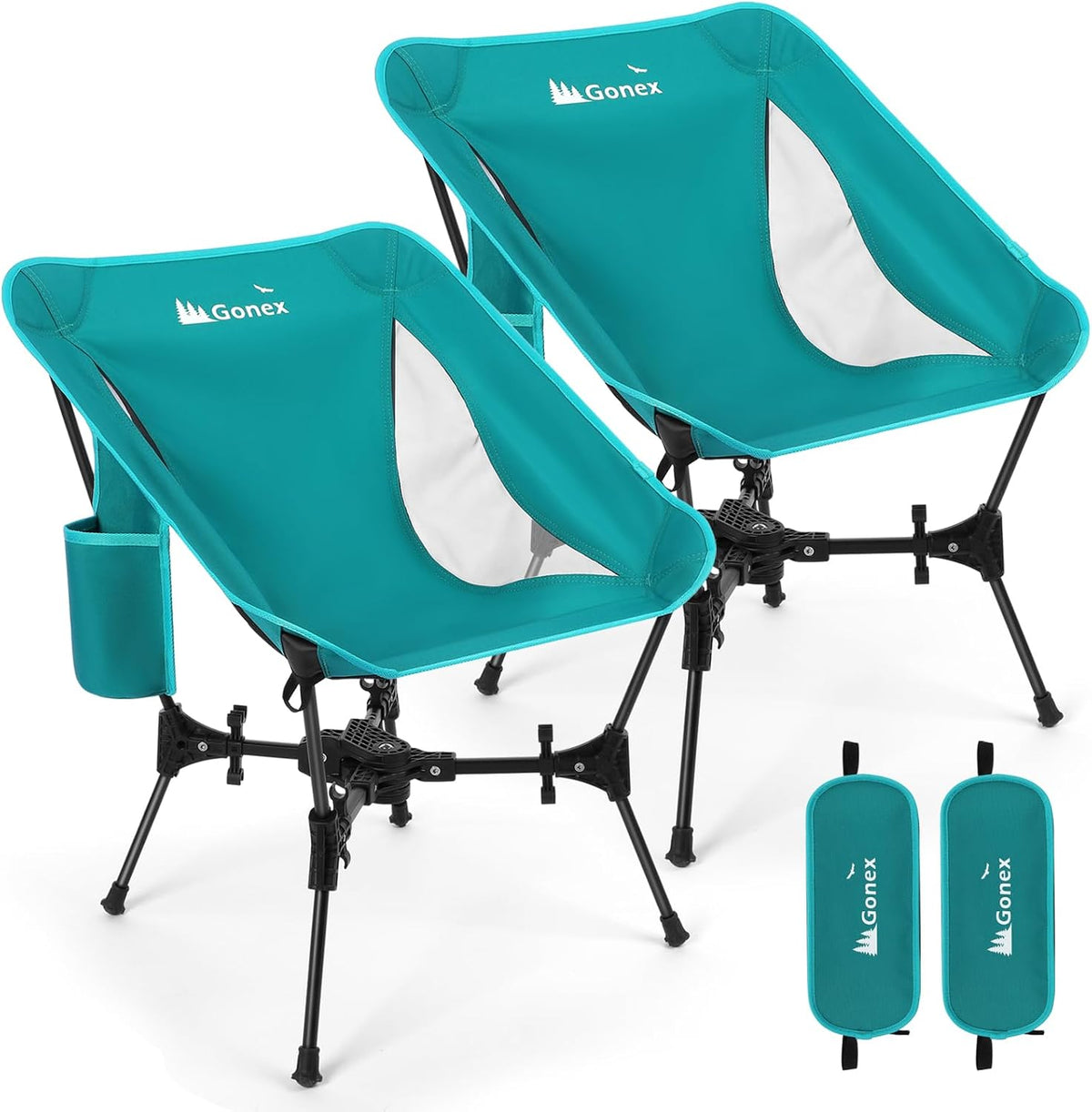 Gonex Portable Camping Chair, Compact Collapsible Backpacking Camp Chair