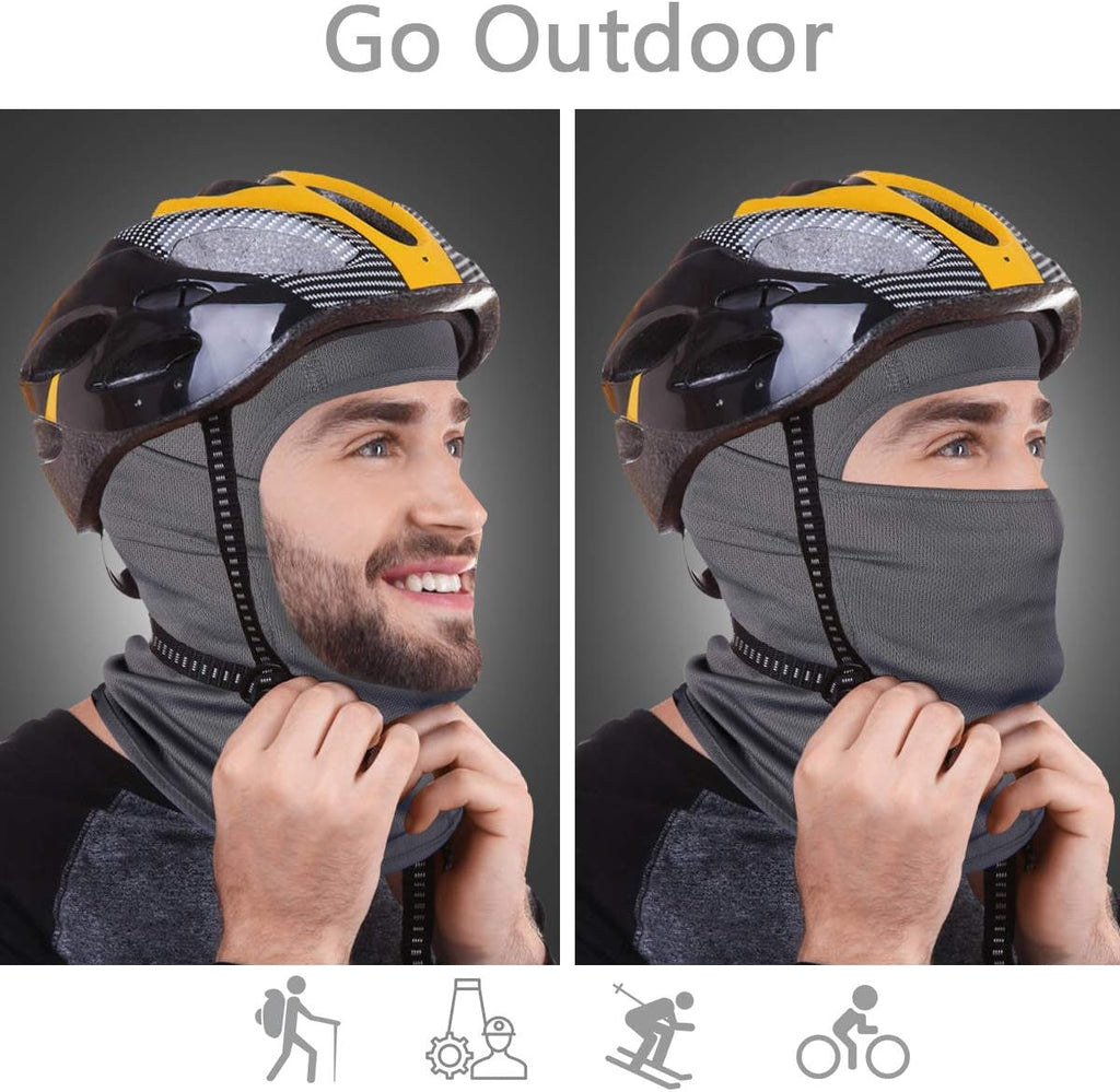 Achiou Ski Mask for Men and Women, Lightweight UV Balaclava Face Cover