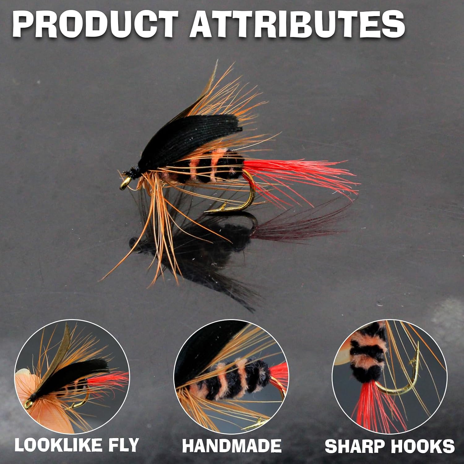 Fly Fishing Poppers Dry Flies Topwater Lures Bass Trout Kit Pro XL