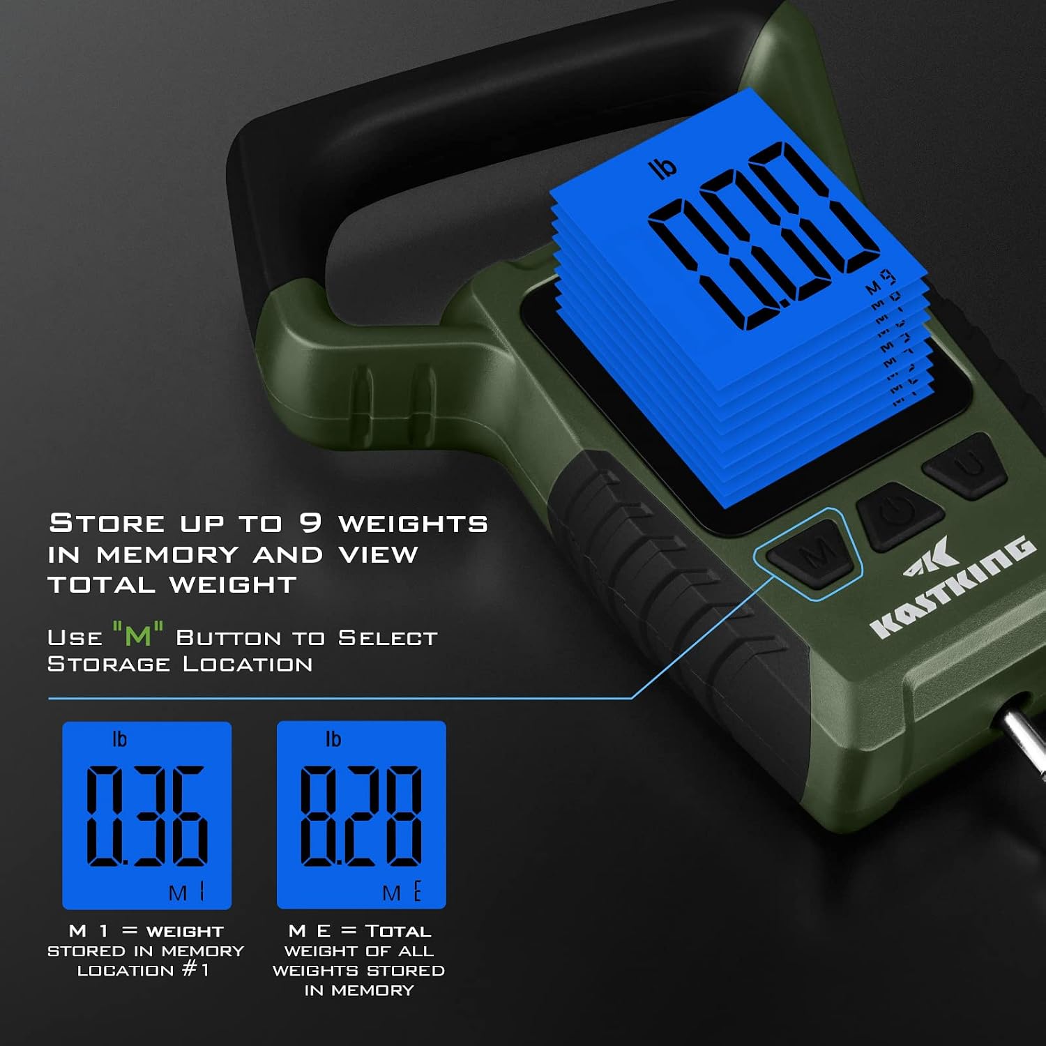 KastKing WideView Fish Scale, Floating Waterproof Digital Scale