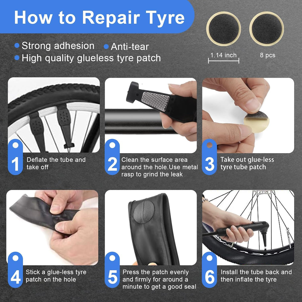 Bike Repair Kit with Saddle Bag