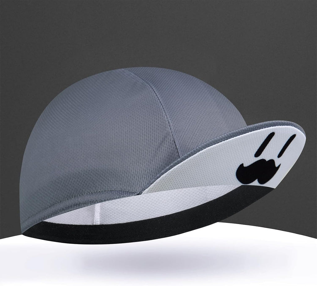 Cycling Cap with Sun Visor, Lightweight Polyester Bike Hat for Men & Women