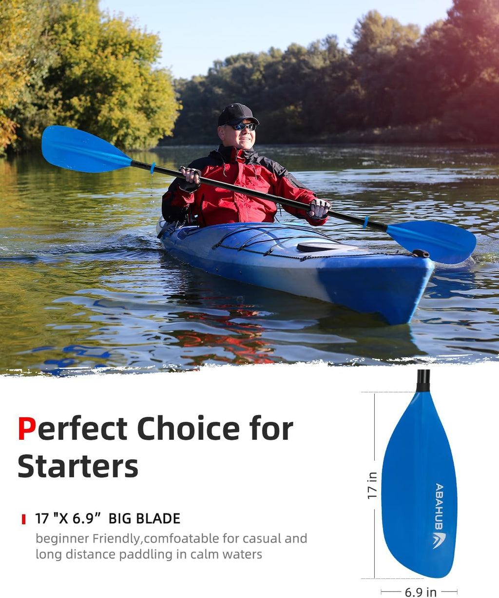 Abahub 210-230cm/230-250cm Adjustable Kayak Paddle for Kayak,Boating