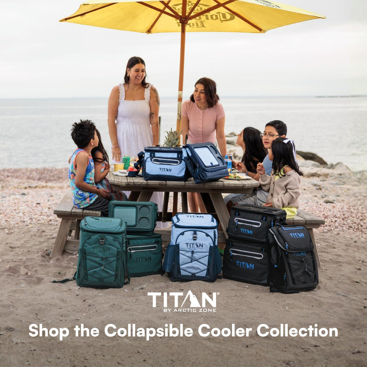Titan Deep Freeze Ice Wall Backpack Cooler 30 Can Cooler Bag with Ice Packs
