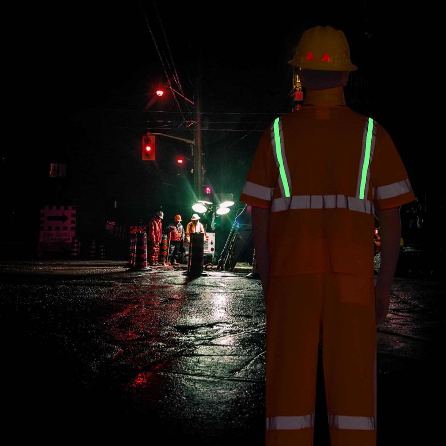 A-SAFETY High Visibility Reflective Safety Vest Customize Logo (XS-8XL)