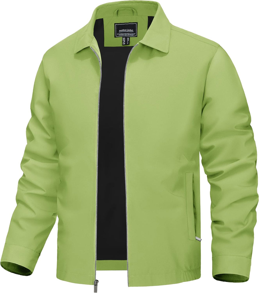 TACVASEN Men's Lightweight Jacket Fall Water-repellent Windbreaker Jackets