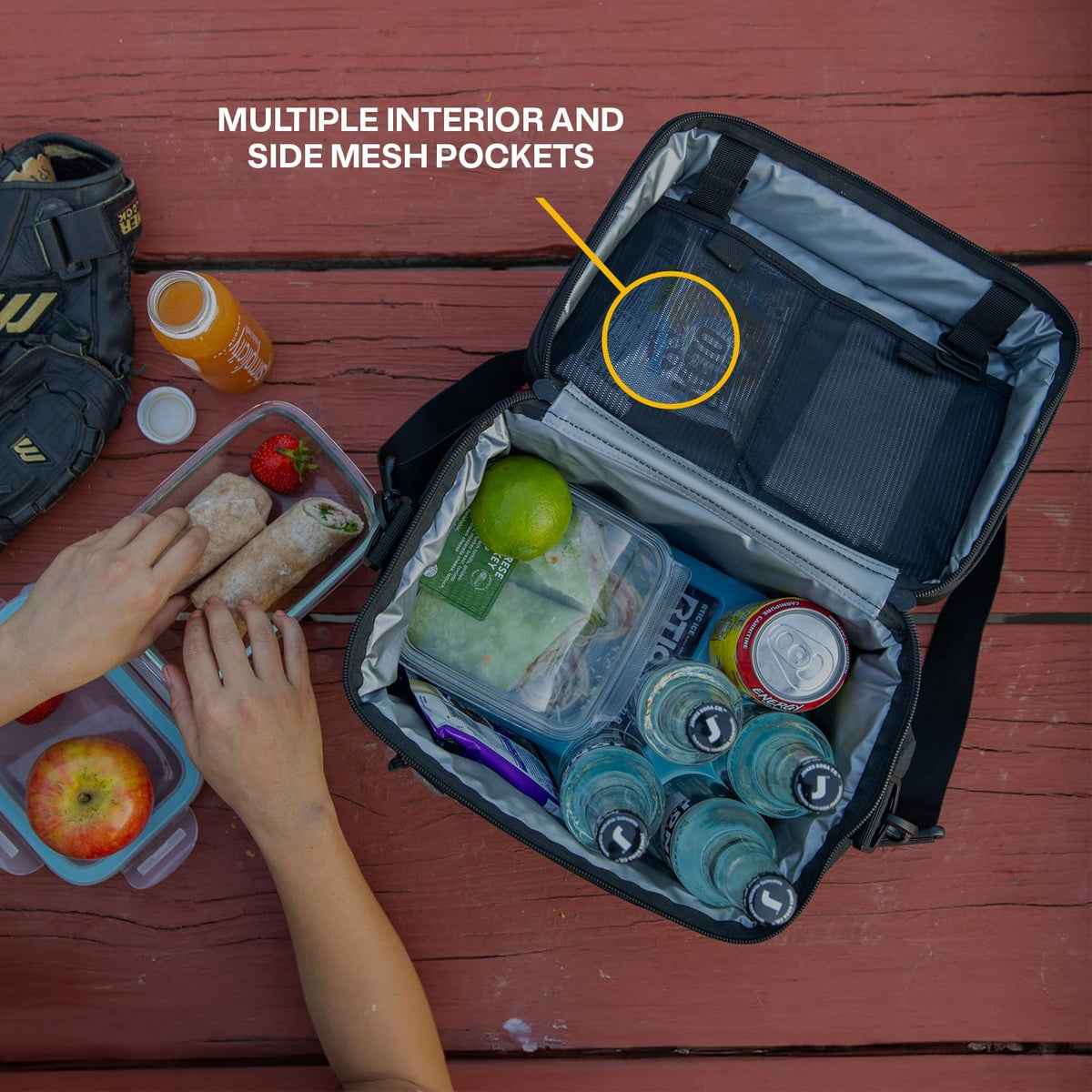 RTIC Everyday Cooler, Soft Sided Portable Insulated Cooling for Lunch, Beach, Drink, Beverage, Travel, Camping, Picnic, for Men and Women