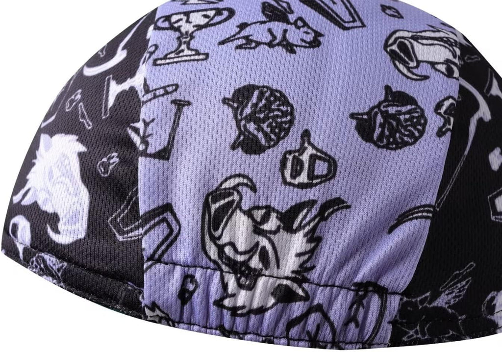 Canadian Flag Cycling Cap - Polyester Cycling Hat-Under Helmet - Cycling Helmet Liner Breathable&Sweat Uptake